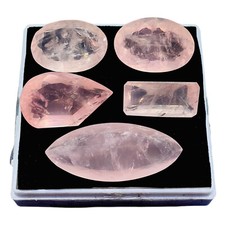 5 Pièces Naturel Rose Quartz