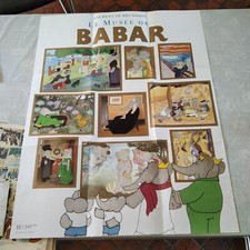 Affiche BD Le musée de BABAR – Laurent DE BRUNHOFF – 65 x 84 cm – 2003 Hachette