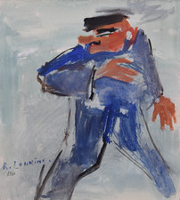 Rostislas Loukine (1904-1988) - ami de Nicolas de Staël (20) - gouache