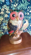Sculpture statue chouette - sculpture,