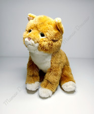 Peluche/Doudou Chat Blanc Roux