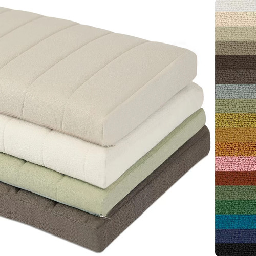 Coussins banquette velours - coussins,