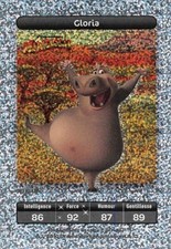 Carte Carrefour Dreamworks - Madagascar - Gloria - Carte Titane  N° 86