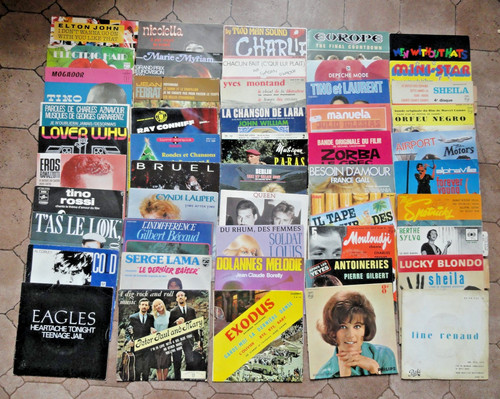 Lot disques vinyles - lot,