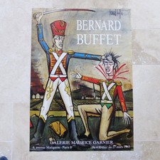 Bernard BUFFET , AFFICHE ORIGINALE EXPOSITION 1993 , 78 x 55,5 cm