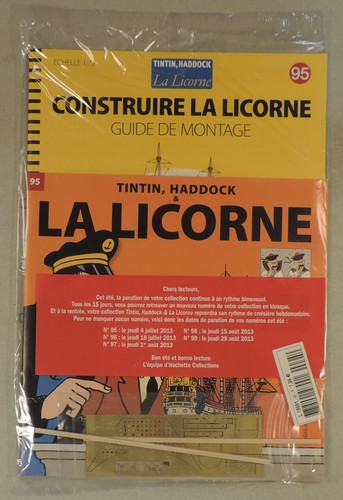 Tintin construire licorne - tintin, la
