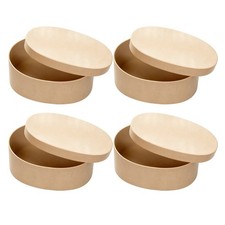  4 Pcs Coffret Ovale Boîtes