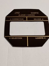 JAZ - GLACE POUR MONTRE AFFICHAGE LCD REF MW6104 - ALARME CHRONO