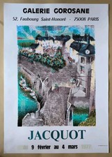 JACQUOT  1977 Affiche Galerie
