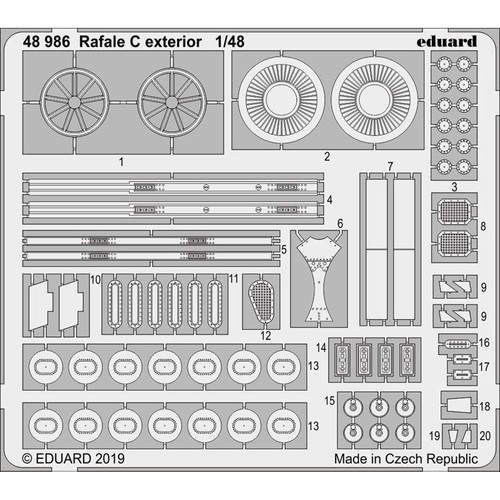 Eduard 48986 rafale - rafale, exterior