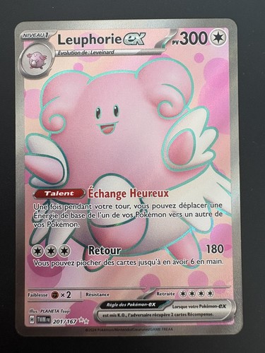 Carte pokemon leuphorie ex - carte,