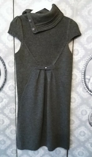 Robe pull tunique ikks maille - robe,