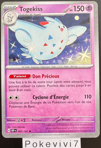 Carte pokemon togekiss - carte,