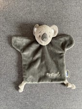 Doudou plat koala gris beige