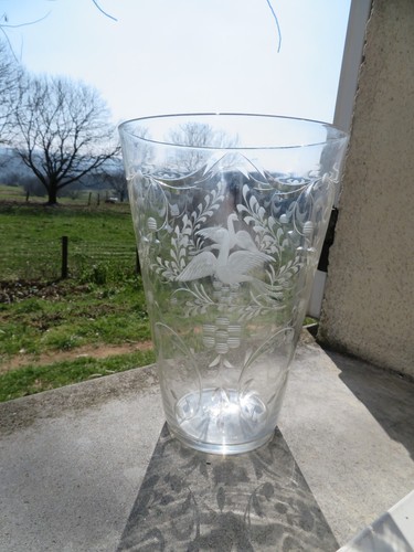Ancien vase cristal de - en,