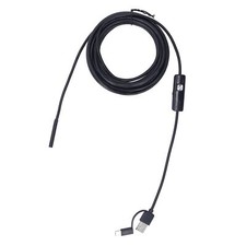 Caméra D'endoscope USB 5m Caméra D'inspection de Serpent D'endoscope de 55 Mm...