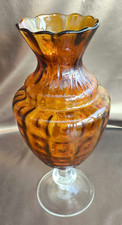 Grand vase bicolore en verre