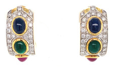 1.85c Rond Diamant Émeraude