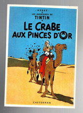 Carte postale TINTIN. LE CRABE