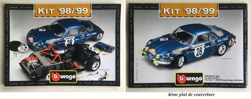 Catalogue burago kit - kit, 98/99
