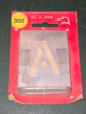 Lettres Pochoirs Alphabet 40 mm