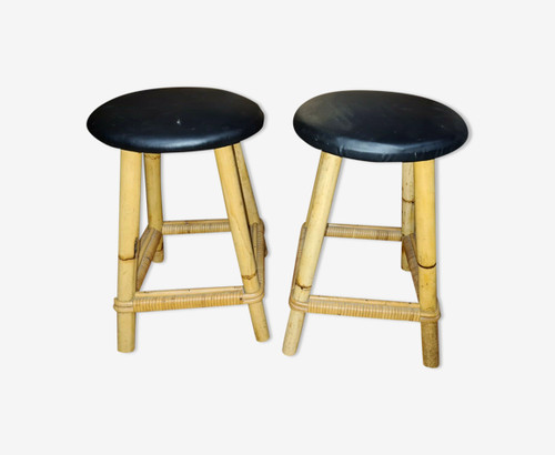 Tabourets rotin - tabourets, (la