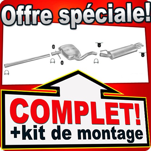 échappement pour golf 3 - vw,