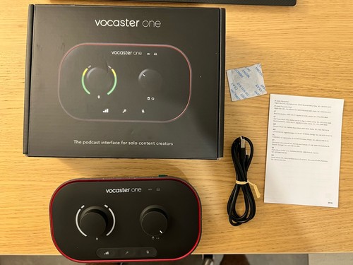 Focusrite vocaster one - vocaster,