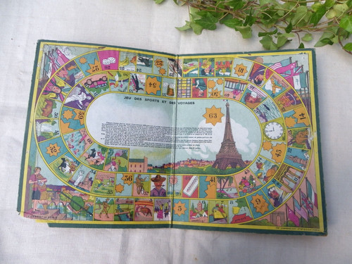 Ancien plateau jeu oie - de, l'oie