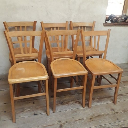 Chaises bistrot années - 6, 1950