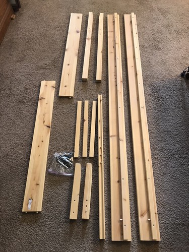 Ikea twin natural wood - ikea,