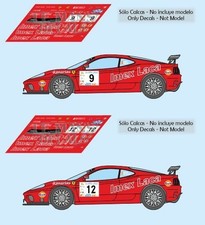 Stickers Ferrari 360 Rallye La