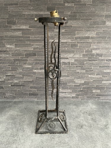 Ancien pied lampe fer - pied,