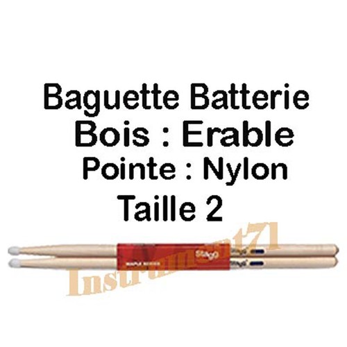 Paire baguettes batterie - paire,