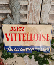ANCIEN GLACOIDE PUBLICITAIRE BUVEZ VITTELLOISE VINTAGE