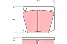 TRW Plaquettes de frein Avant