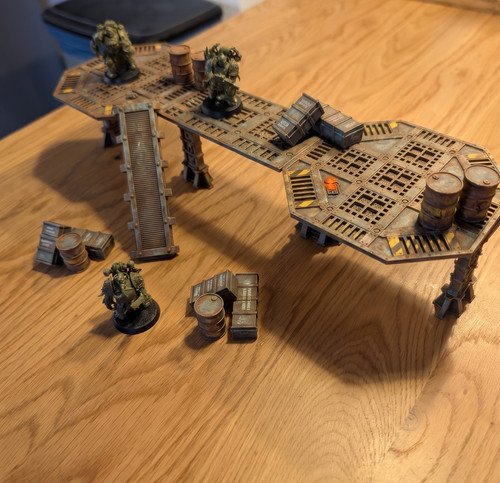 Décor wargame passerelle