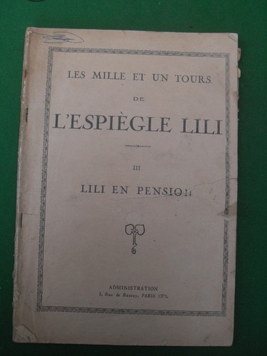 Espiègle lili - bd,