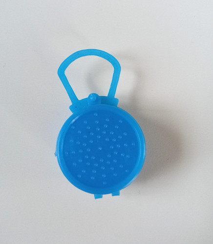 Sac main bleu années 60 - sac,