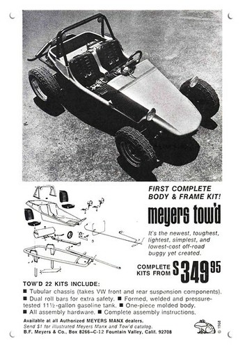 1966 meyers manx tow - 22, sand