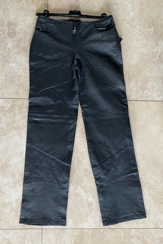Hot leathers black leather - black,