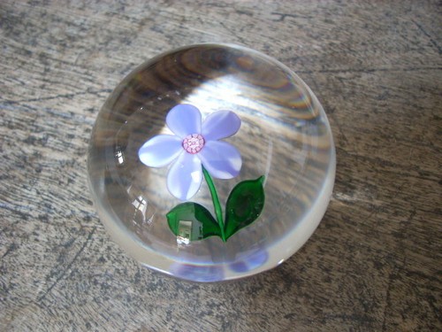 Presse papier cristal st - presse,