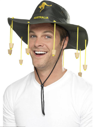 Chapeau australien vert - australien,