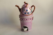 Tisanière porcelaine bambou XIXe siècle Napoléon III (71359)