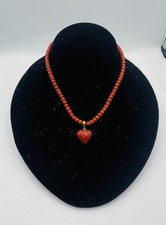 Antique Corail Rouge Perlé &