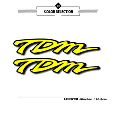 AUTOCOLLANTS TDM 850 4TX   20 cm