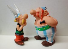Paire de pouet Astérix & Obélix BD en plastique ©Dargaud DELACOSTE (1967)