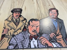 Magnet géant Blake et Mortimer et Olrik en foam board Magnet Fridge