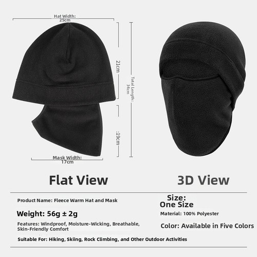 Cagoule extérieur pour ski - cagoule, d'extérieur