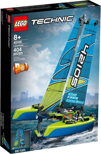 Lego technic catamaran - le,